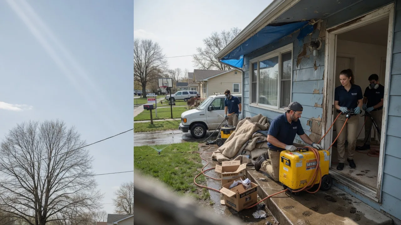 Basement Flood Cleanup in Fairmont, MN near me